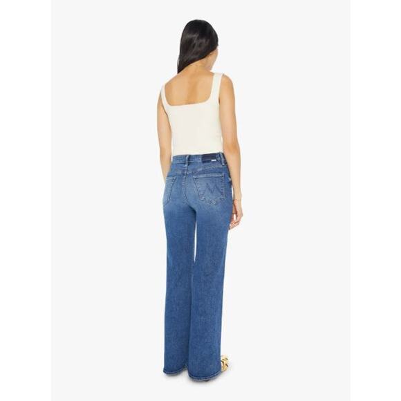 MOTHER Blue Flare & Wide Leg Jeans - Picture 9 of 14